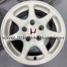 JDM EK9 Civic Type R White 5 Lug Wheels